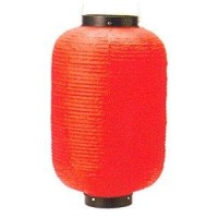 Japanbargain 1790, Pack Of 2 Plastic Red Lantern Waterproof For Indoor And Outdoor, Japanese Restaurant Sign, 18-Inch