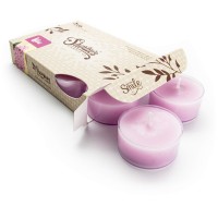 Pure Lilac Premium Tealight Candles Highly Scented With Essential Natural Oils 6 Purple Tea Lights Beautiful Candlelight