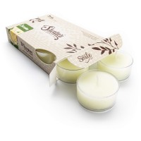 Pure Jasmine Premium Tealight Candles Highly Scented With Natural Oils 6 Yellow Tea Lights Beautiful Candlelight Made In