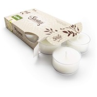 Pure Gardenia Premium Tealight Candles Highly Scented With Essential Natural Oils 6 White Tea Lights Beautiful Candlelig