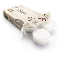 Cuddly Cotton Premium Tealight Candles Highly Scented With Essential Natural Oils 6 White Tea Lights Beautiful Candlelig