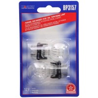 Manufactured with a continuous coil that resists shock and vibration extending service life OEstyle lamp for all domestic and import applications DOTSAE compliant 60day limited warranty as per manufacturer 2 pack Double contact wedge base For parking dire