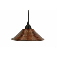 Premier Copper Products L500Db 9Inch Hand Hammered Copper Cone Pendant Light Oil Rubbed Bronze