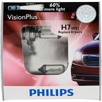 Faster reaction time can save lives Philips VisionPlus produces 60 more light compared to a standard halogen bulb which allows drivers to see farther for greater safety and comfort Philips VisionPlus is the performance choice for safetyconscious drivers O