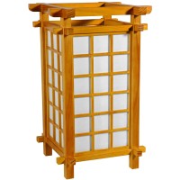 Oriental Furniture 17 Ido Lamp Honey