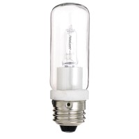 250 Watt - T10 - Clear - Halogen - 120 Volt - Medium Base - Tubular Light Bulb - Satco S3475