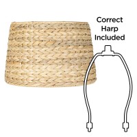 Woven Seagrass Small Drum Lamp Shade 10