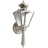 Designers Fountain 30223-Pw Beveled Glass Outdoor Wall Lantern Sconce, Pewter