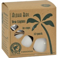 Aloha Bay Tea Light White 127 Oz Multipack3