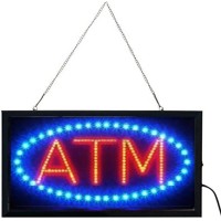 E Onsale Atm Led Neon Light Open Sign With Animation Onoff And Power Onoff Two Switchs For Business Atm L86