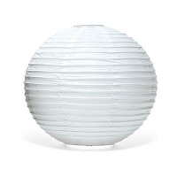 Weddingstar Round Paper Lantern 20 White