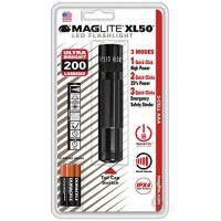 Maglite Xl50 Led 3-Cell Aaa Flashlight, Black