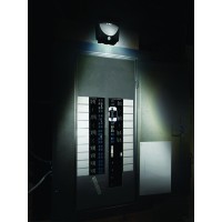 Battery-Powered Motion-Activated Outdoor Night-Light In Bronze