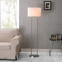 Kenroy Home 32109Bs Duet Floor Lamps, Small, Brushed Steel