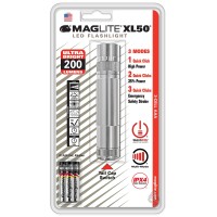 Maglite Xl50 Led 3-Cell Aaa Flashlight, Silver