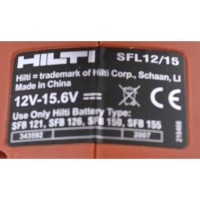 Hilti Sfl 12/15 Flashlight Torch Item No.: 370494