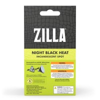 Zilla Incandescent Spot Bulbs Night Black 100 Watts