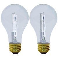 Ge Lighting 62618 Reveal Clear 72-Watt (100-Watt Replacement) 1120-Lumen A19 Light Bulb With Medium Base, 2-Pack