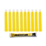 Cyalume Yellow Emergency Glow Sticks - Premium 6Ͽ