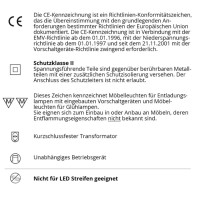 11.5 / Ac, 0 Bis 70W, Keine Mindestbelastung, Kein Led-Flimmern, Kein Transformator-Rauschen, Dimmable Led-Treiber Netzteil, Mr16 Gu5.3 Led Halogen, Ohne Mindestlast, 70Va (3Er Pack, Netzteil)