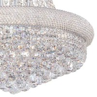 1800 Primo Collection Hanging Fixture D24in H32in Lt14 Chrome Finish Royal Cut Crystals This classic elegant Empire series is flowing with symmetry creating a dramatic explosion of brilliance Primo is a dynamic collection of chandeliers that add decorativ