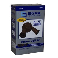 Sigma Engineered Solutions, Bronze Weatherproof 16797 Round Floodlight Kit, 1 Count (Pack Of 1)