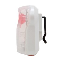 The Planet Bike Superflash Turbo rear tail light for bikes was built to keep you visible on the road path or sidewalk With two simple modes to operate flashing and steady The extended run times on two AAA batteries can reach 100 hours The brilliant output