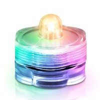 Flashingblinkylights Multicolor Submersible Led Little Waterproof Lights For Special Events (12-Pack) And Centerpieces For Parties