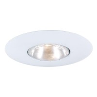 Jesco Lighting Tm602Wh 6Inch Aperture Line Voltage Trim Recessed Light Open Trim Ring White Finish