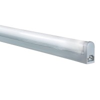 Jesco Lighting Sg5-8/30-W Sleek Plus Classic Grounded 8-Watt T5 Light Fixture, 3000K Color, White Finish