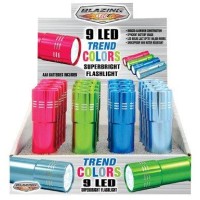 Blazing Ledz Trend Colors 54 Lumens Assorted Led Flashlight Aaa Battery