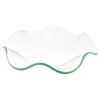 Stealstreet Mg Wavy Replacement Glass Dish For Electric Oil Aromatherapy Burner