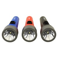 Dorcy 25-Lumen 2Aa Led Deluxe Flashlight With 10-Hour Run Time And 50-Meter Beam Distance, Assorted Colors (41-2461)