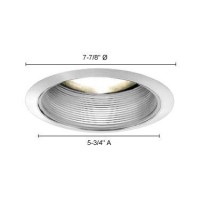 Jesco Lighting Tm608Bkwh Step Baffle Housings Mh60B Mh60Ba Mh60Bic Mh60Bica Mh60R Mh60Ra Mh60Ric