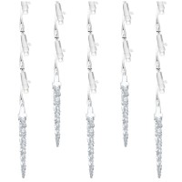 Brite Star 60Ct Icicle Light, Pure White, 60 Count