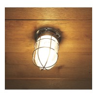 Canarm Ceiling/Wall Barn Light With Cage - 120V, Model# Bl04Cwg