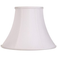 White Medium Bell Lamp Shade 7