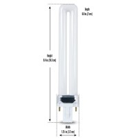 Feit Electric Pl9/41 9-Watt Fluorescent Pl Bulb, 6.4