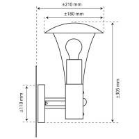 Mit dieser Ranex SensorWandleuchte 5000318 mssen Sie nicht mehr daran denken das Licht auszuschalten oder mhsam im Dunkeln nach dem Lichtschalter suchen Dank des PIRSensors PassivInfrarot schaltet sich die Wandleuchte automatisch ein sobald eine Bewegung 