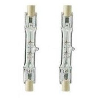 Minisun Twin Pack 150W 78Mm Tungsten Linear R7S Halogen Floodlight Security Light Bulb