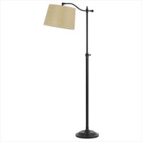 Features58100 Watts Wilmington down bridge floor lampIncludes hardback fabric shadeAdjustable pole heightSwivel neck to adjust lightcolor BronzeStyle TraditionalFinish BronzeMaterial MetalVoltage 120 voltsType of Bulb Fluorescent BulbsSpecial Features Adj