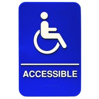 Ada Compliant Braille Accessible Sign