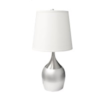 Ore International 8310Sn Touchon Table Lamp Silver