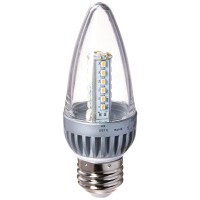 Lights Of America 2325Led-Lf4-24 2-Watts 110-Lumen Power Led Neutral Light Bulb For Chandeliers And Outdoor Lanterns