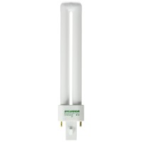 Sylvania 21273 Compact Fluorescent 2 Pin Single Tube 3500K, 9-Watt