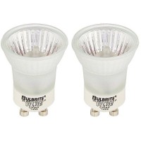 Bulbrite 35Mr11/Gu10F 35-Watt 120-Volt Halogen Frosted Mr11 Gu10 Base, Flood - 2 Pack