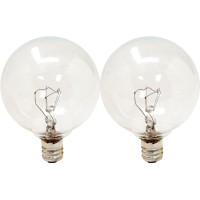 12 light bulbs total Add sparkle to your decorative fixtures with GE crystal clear bulbs The clear glass and elegant filament design provide a decorative touch in fixtures where the bulb is visible And GE crystal clear globes decorative round shape is per