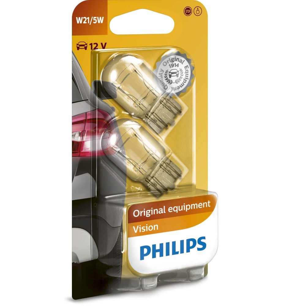 Philips Vision W21/5W 12066B2 Indicator Bulbs...