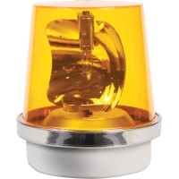 Edwards Signaling 52A-N5-40Wh Rotating Halogen Beacon, 120V Ac, Amber, 40W, 265 Lumens