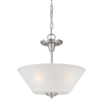 Pittman Pendant Brushed Nickel 2X100W